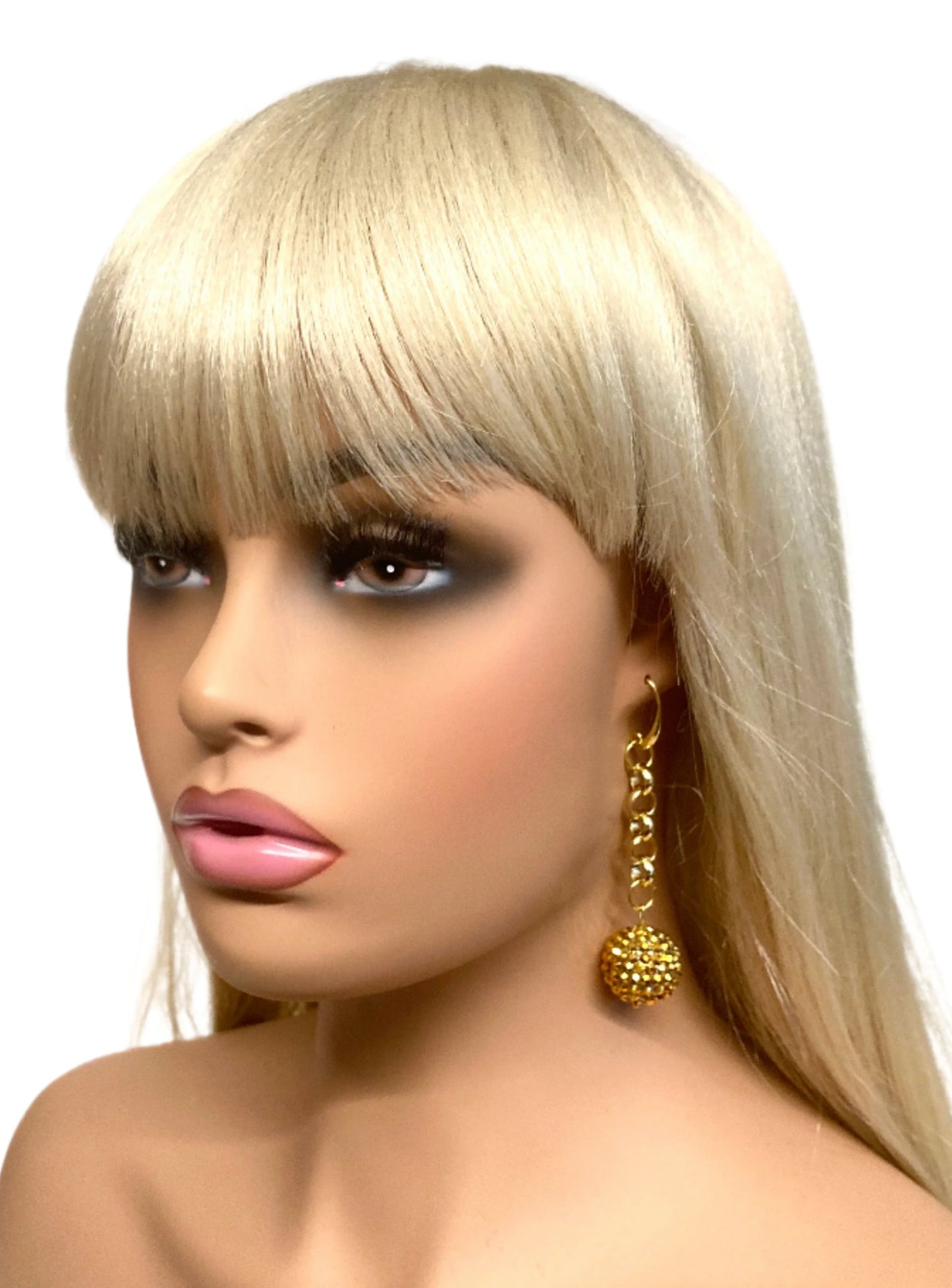 GOLD DISCO EARRINGS