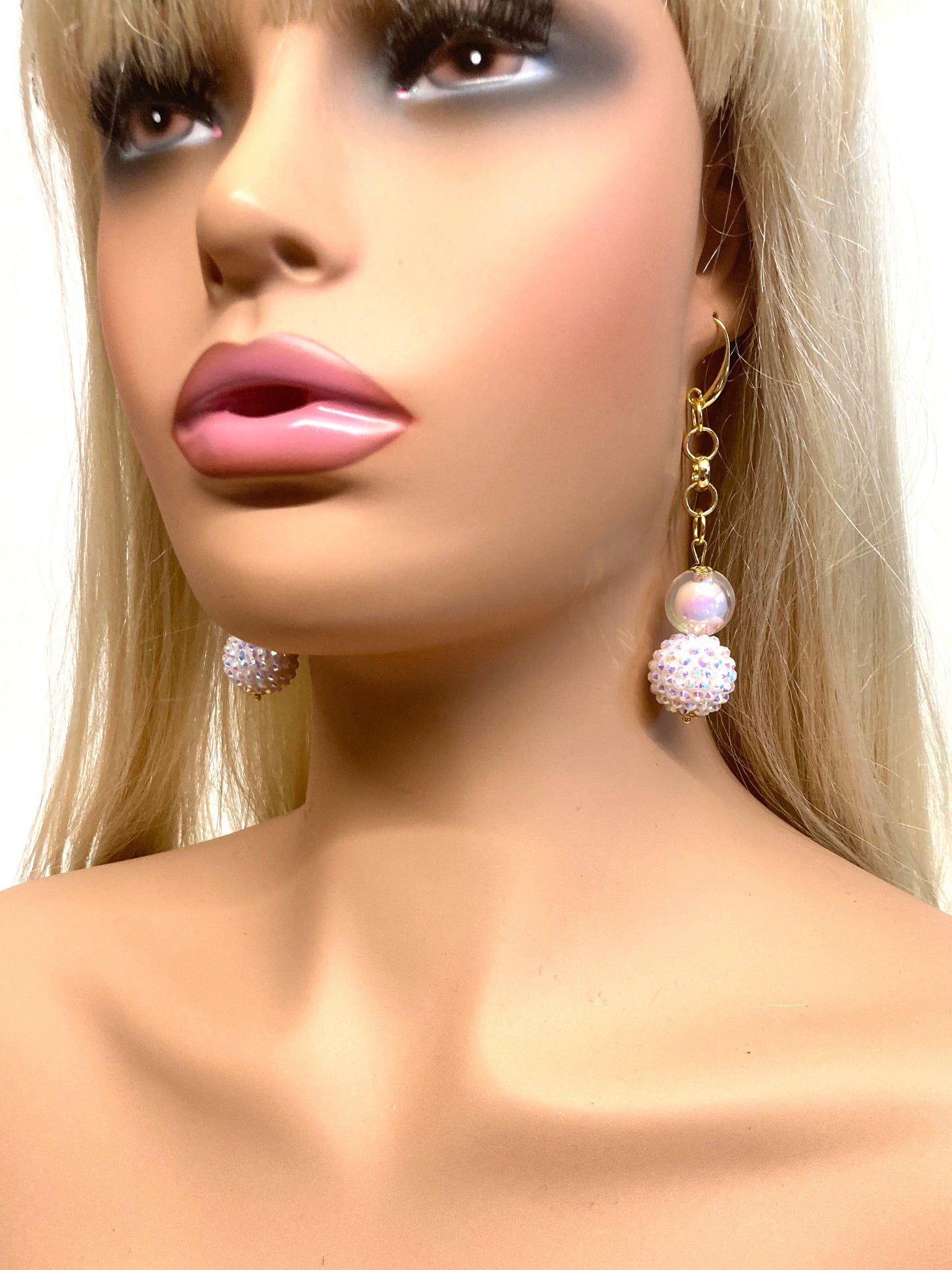 SWEET PINK PEARL EARRINGS
