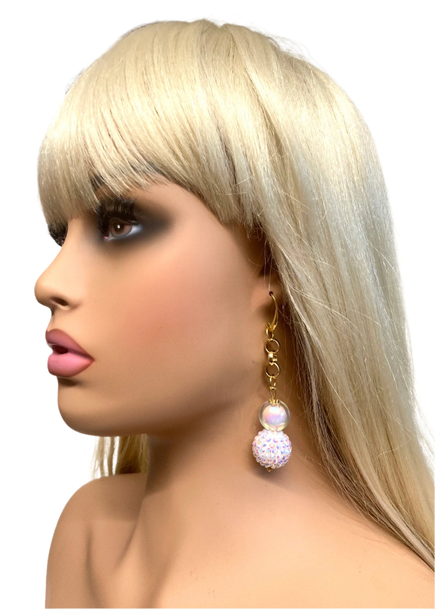 SWEET PINK PEARL EARRINGS