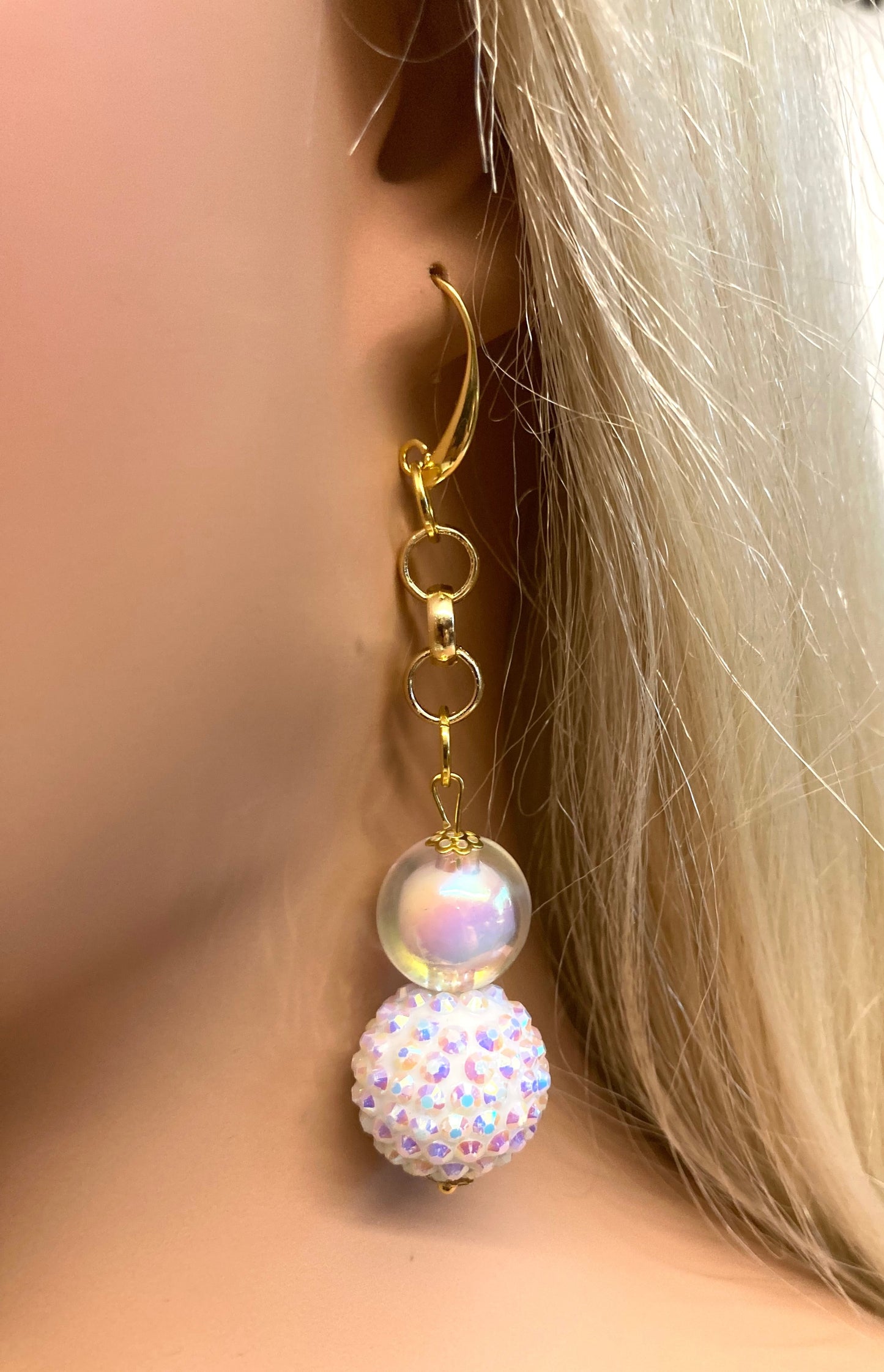 SWEET PINK PEARL EARRINGS