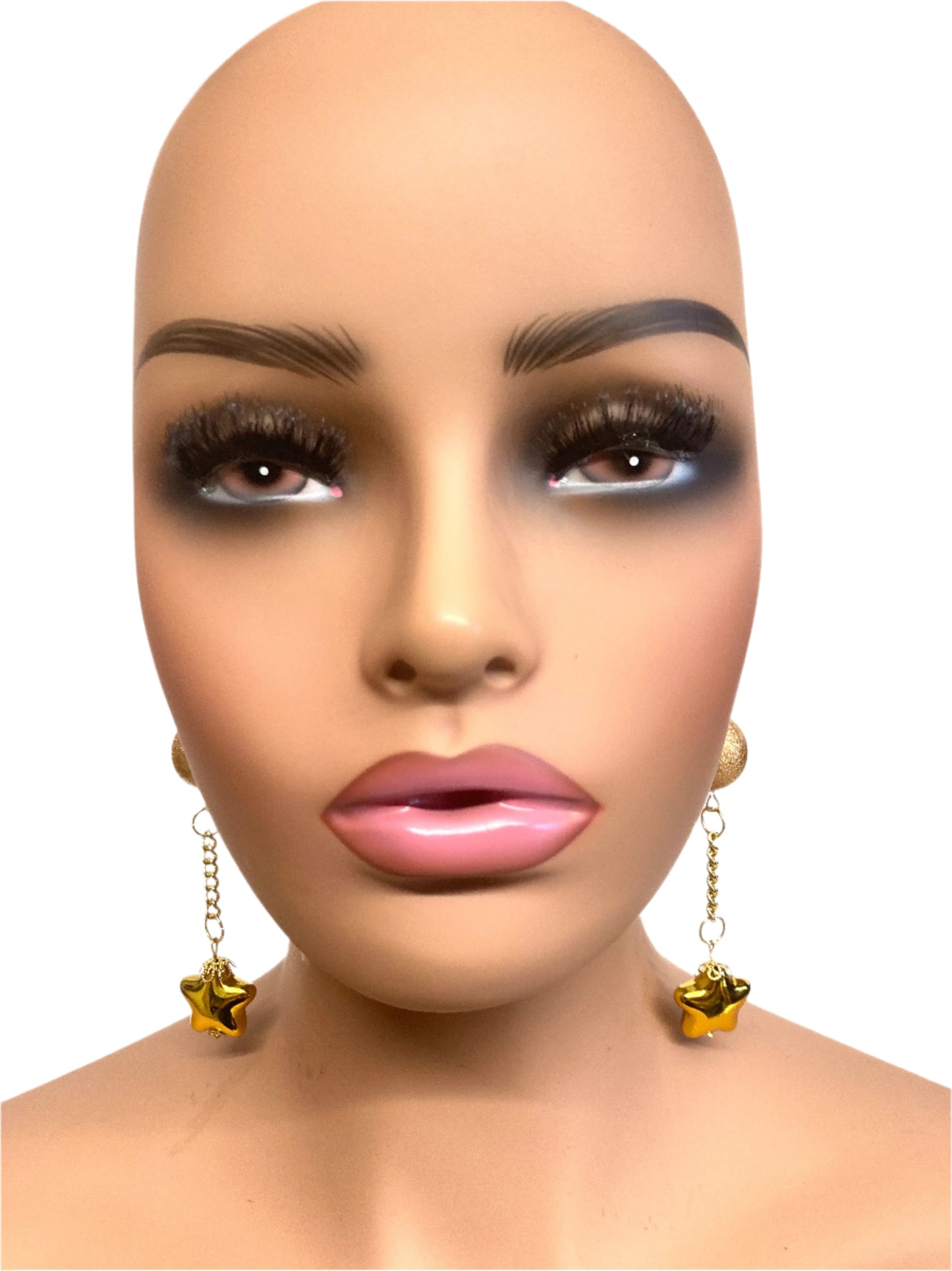 GOLD SUNSTAR EARRINGS