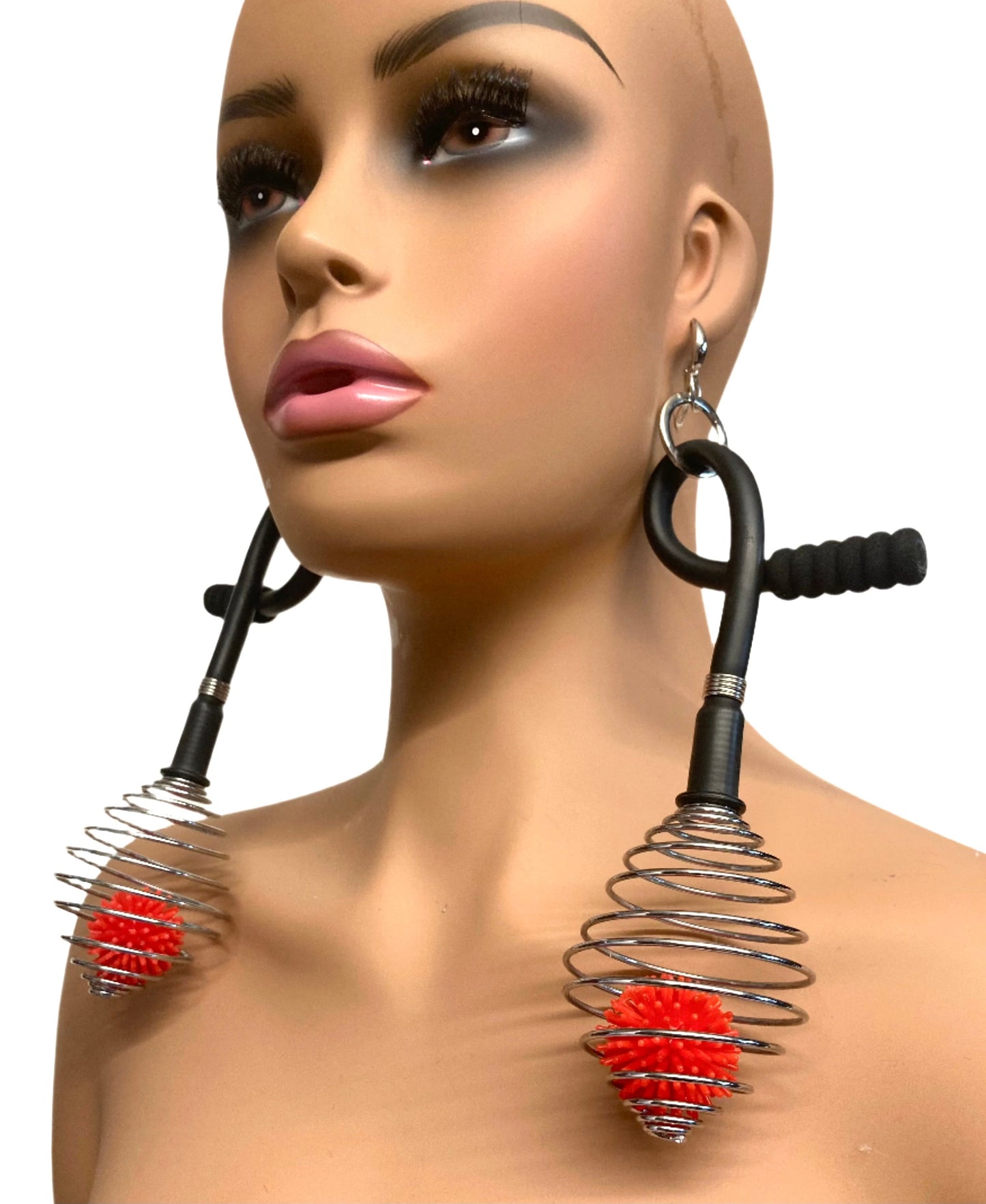 LATEX TWIST WIREX EARRINGS