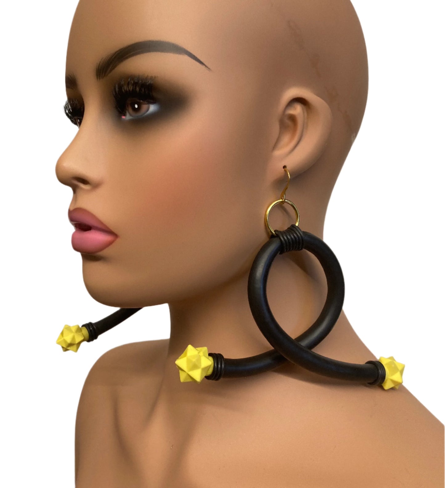 YELLO TWIX EARRING