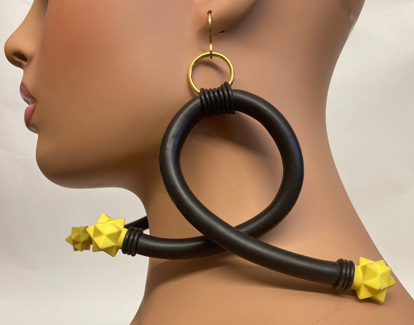YELLO TWIX EARRING