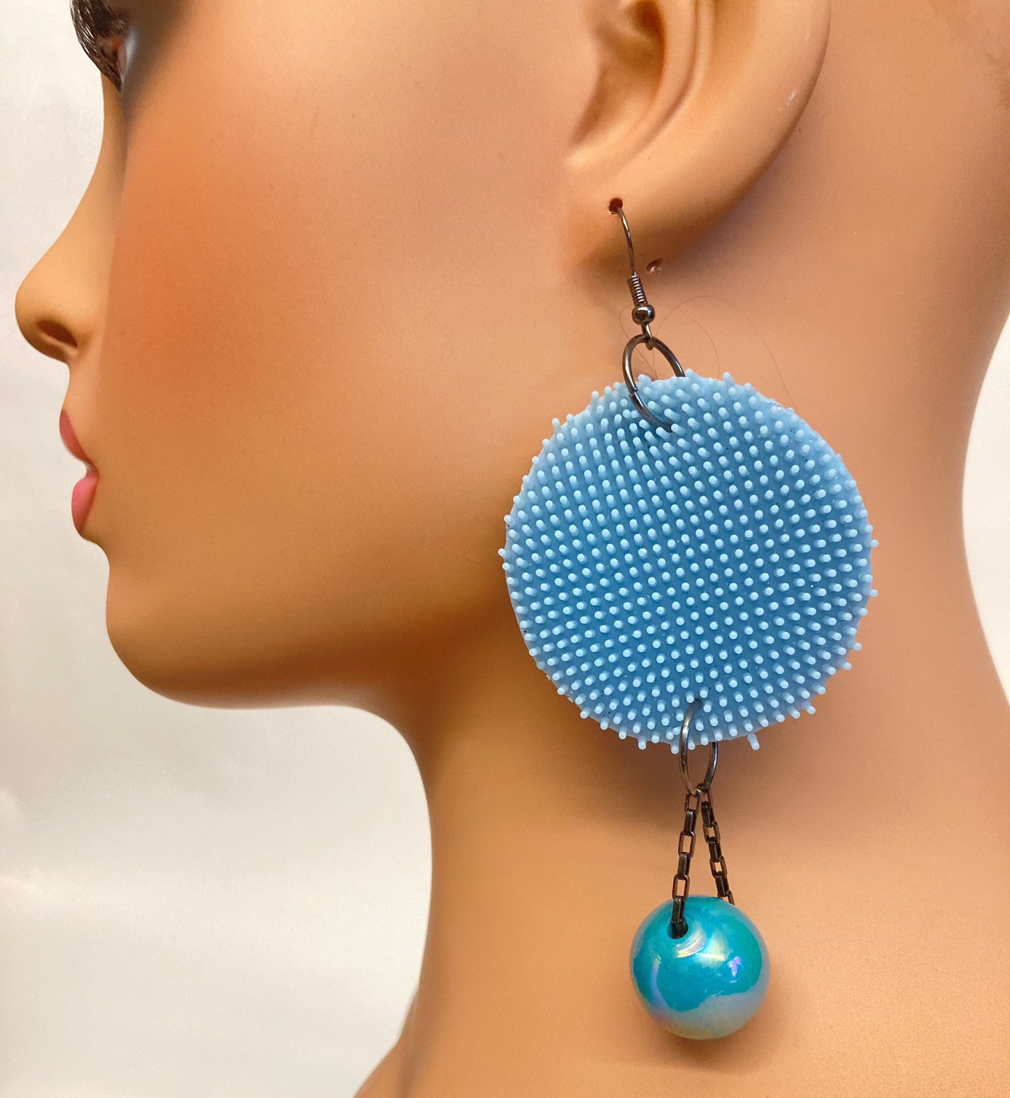 AQUA RUBEX EARRINGS