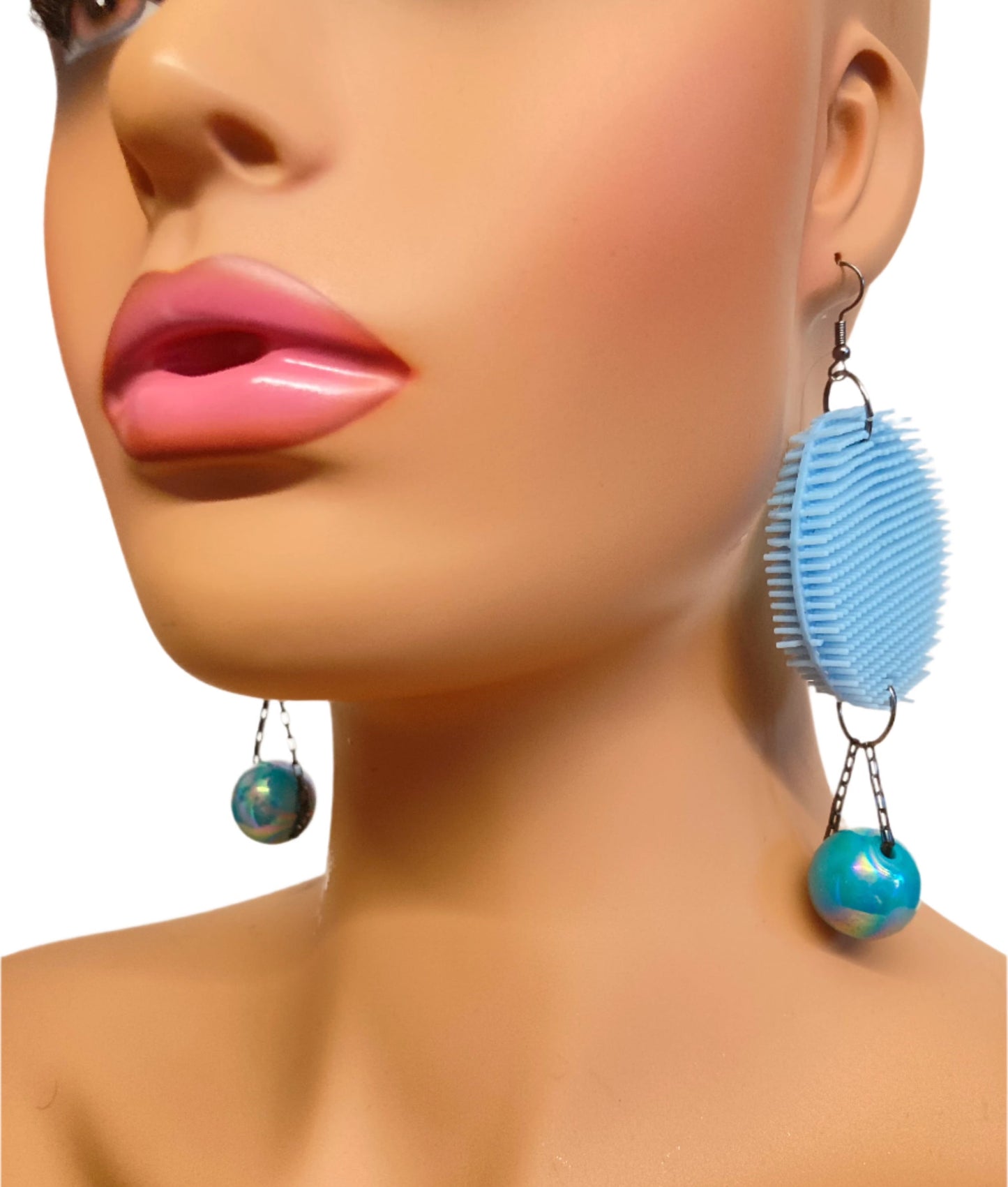 AQUA RUBEX EARRINGS