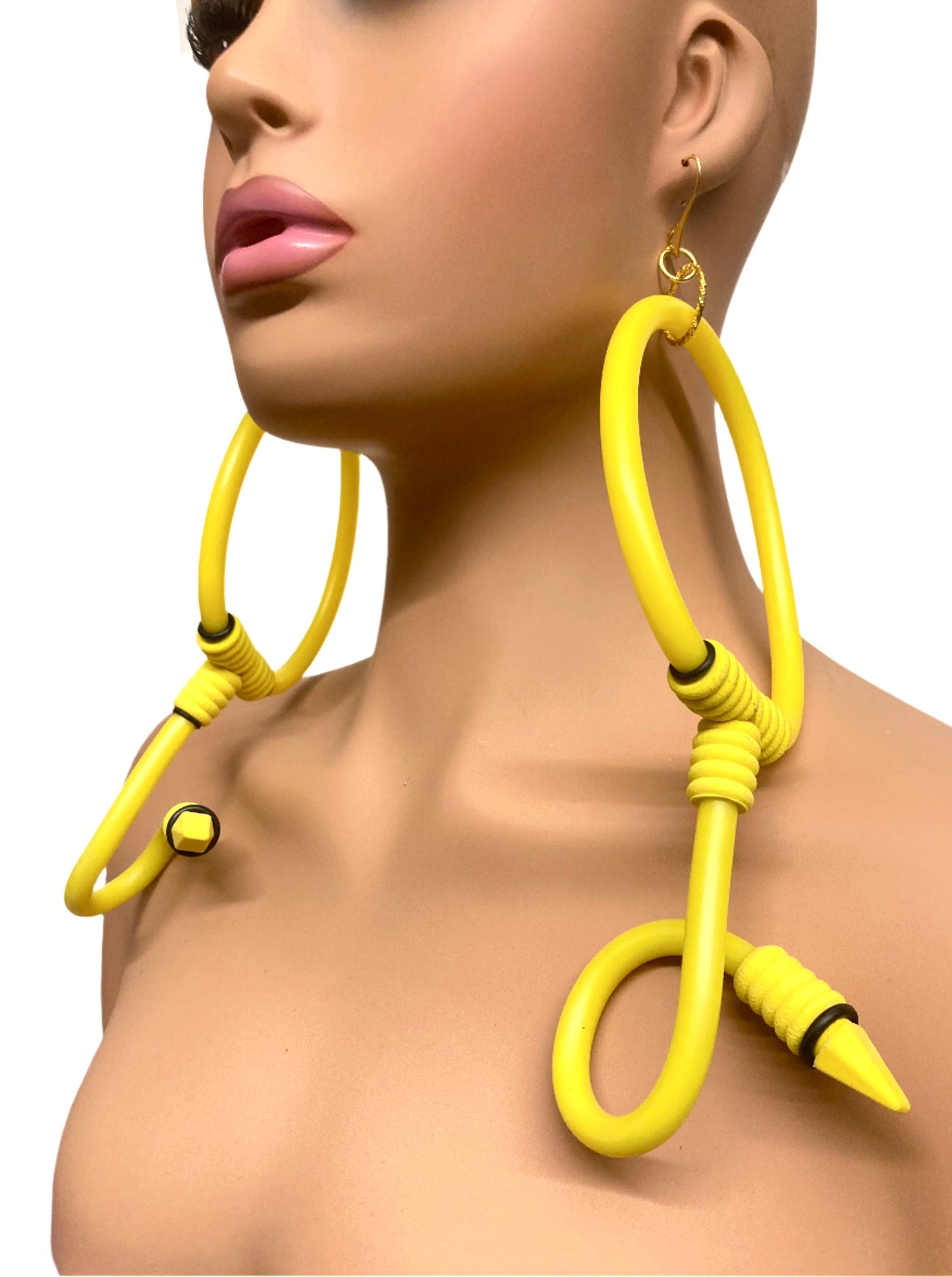 YELLOTEX LATEX EARRINGS