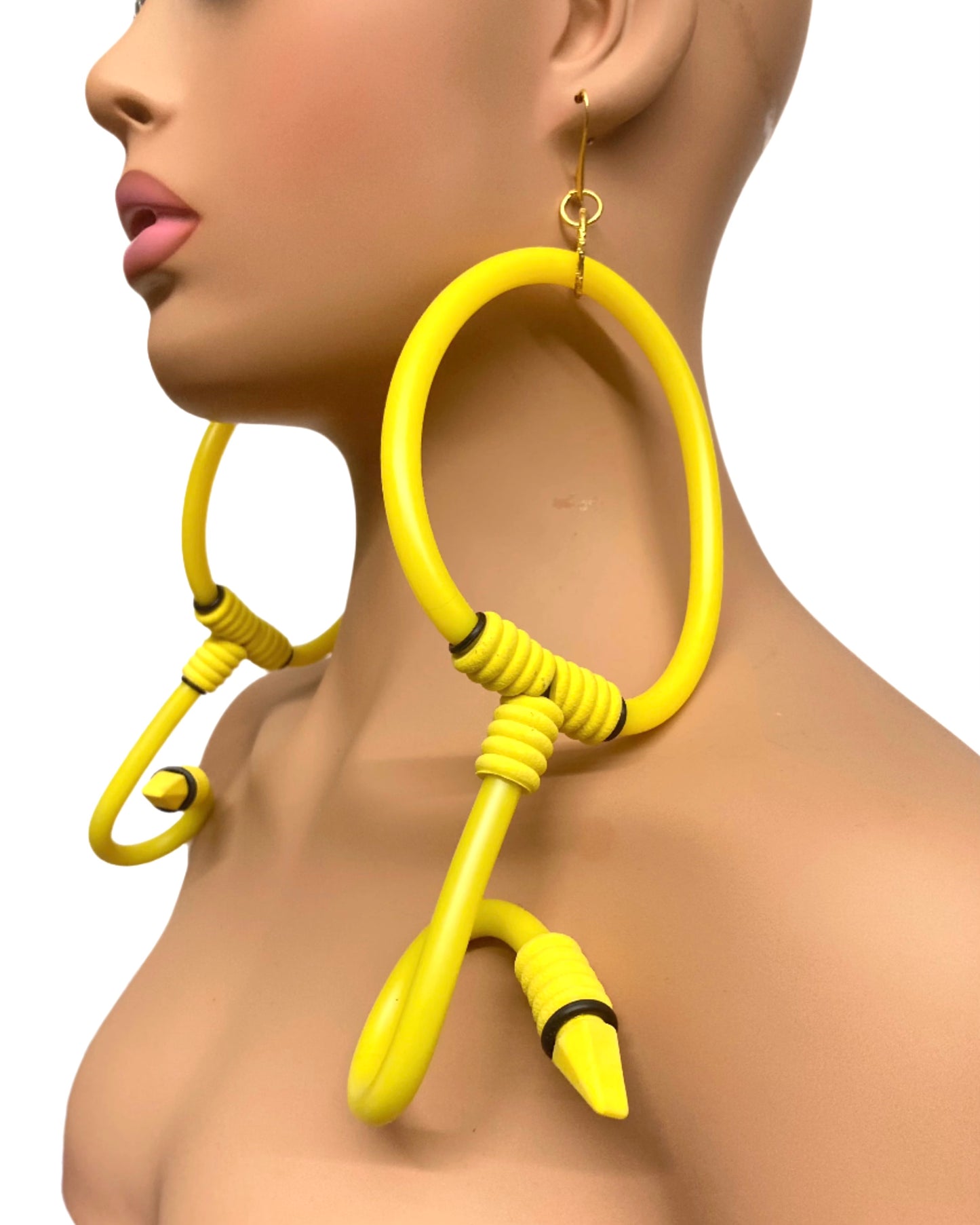 YELLOTEX LATEX EARRINGS