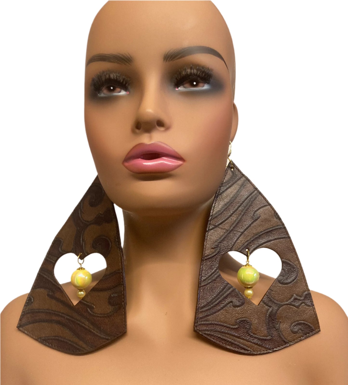 BROWNYHEART EARRINGS