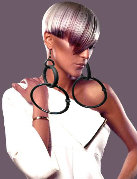 BLATEX HOOPX EARRINGS