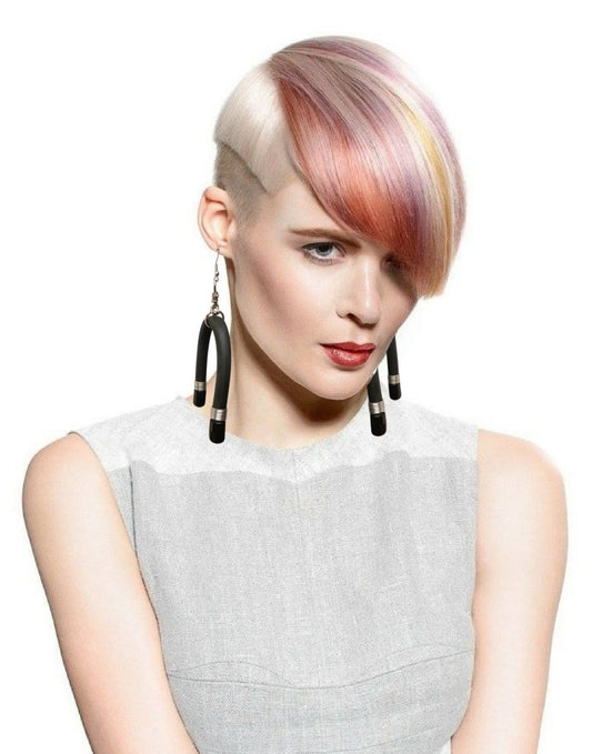 BLACK UTEX EARRINGS