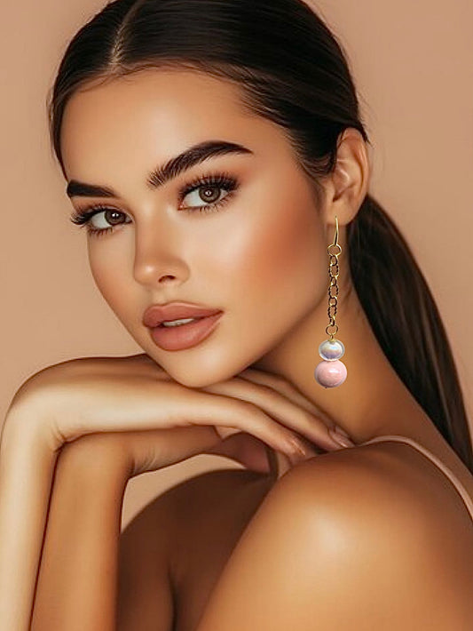 SILKY PINK EARRINGS