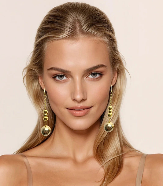 GOLDENBALL EARRINGS