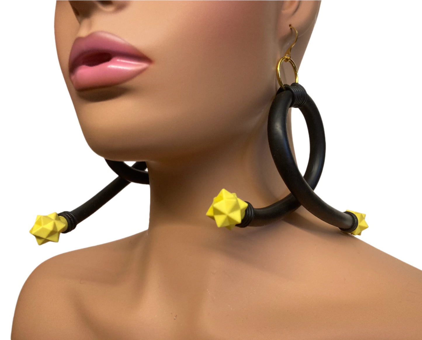 YELLO TWIX EARRING