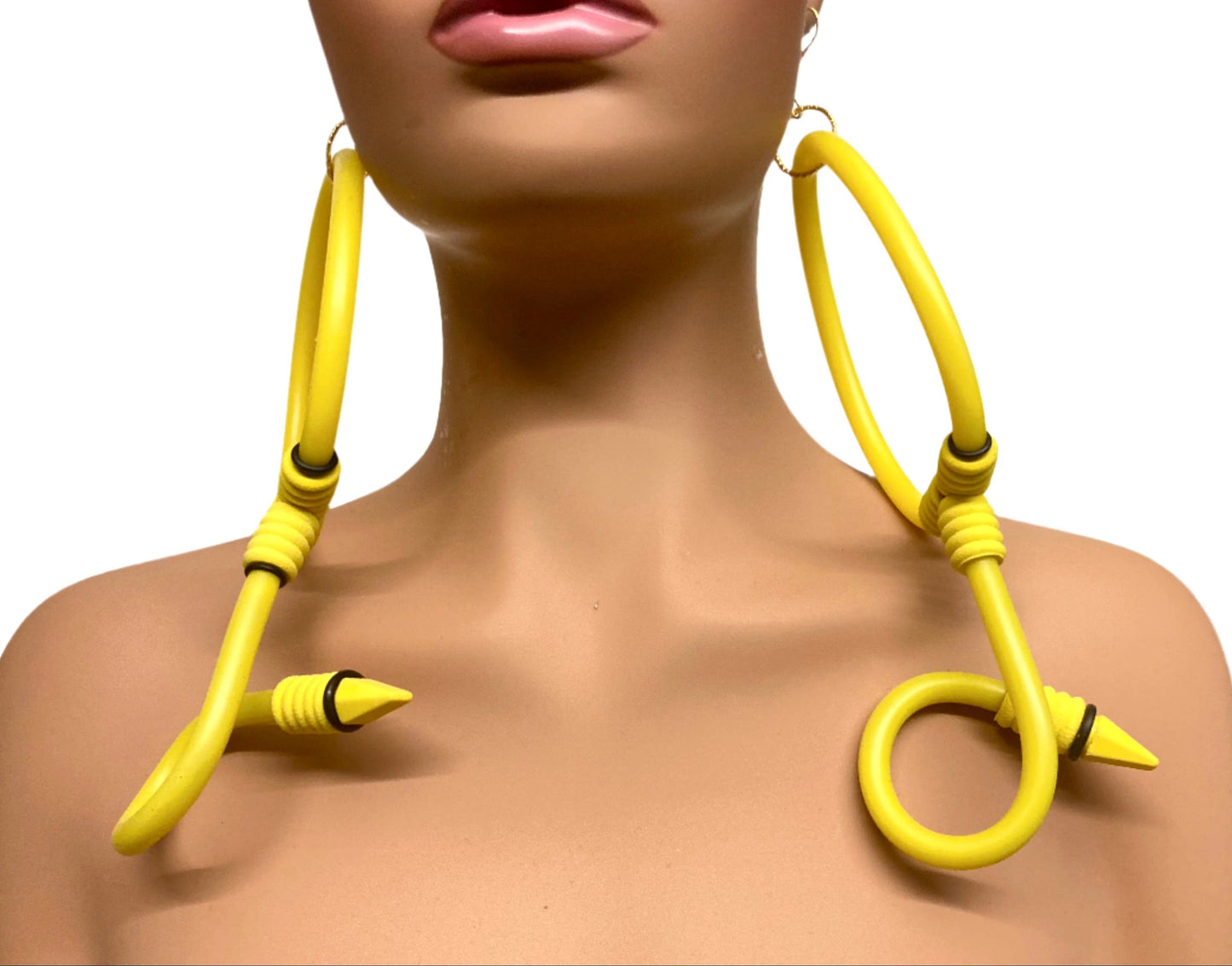 YELLOTEX LATEX  EARRINGS