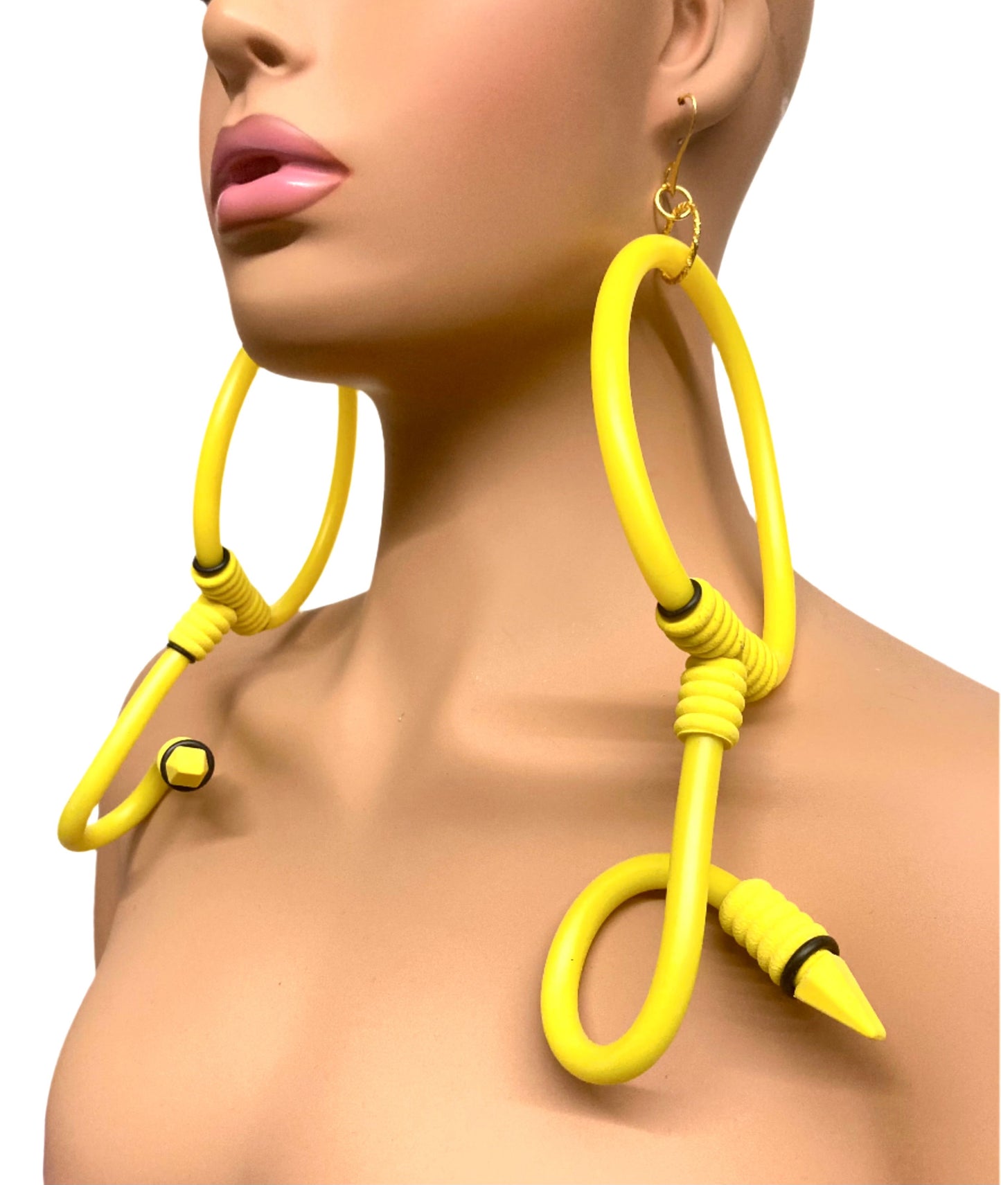 YELLOTEX LATEX  EARRINGS